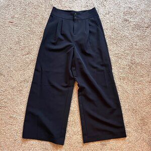 NWT BCBGeneration Tall Wide Leg Navy Trousers